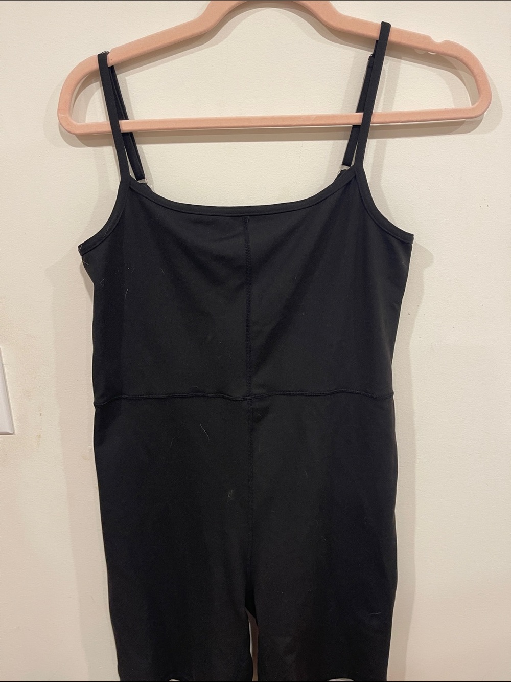Amazon Black Sleeveless Romper with Adjustable Straps